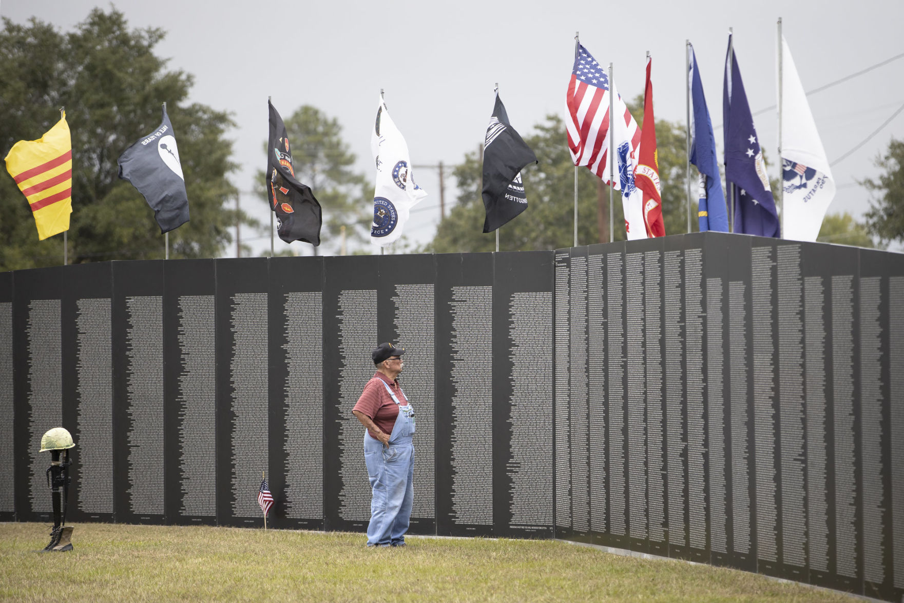 Vietnam wall in Goliad